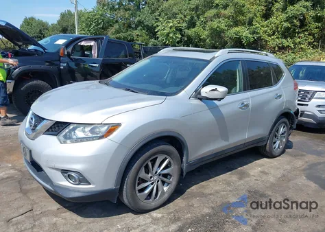 2014 Nissan Rogue Sl из США, поврежденный, VIN 5N1AT2MV7EC791724